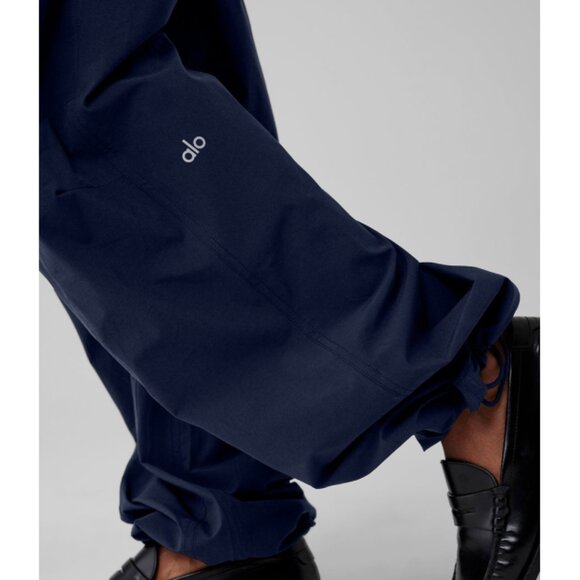 Alo Megastar Cargo Pants High OR Low Rise Navy Wide Leg Outdoor Hiking Utility L - Picture 3 of 13